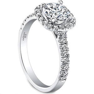 Jeff Cooper Pave Diamond Engagement Ring