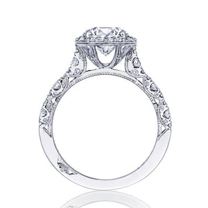 Tacori Petite Crescent Platinum Engagement Ring