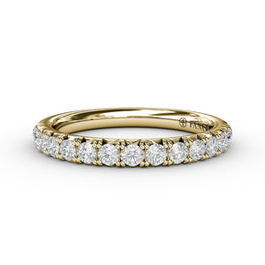 Fana French Pave Set Anniversary Band