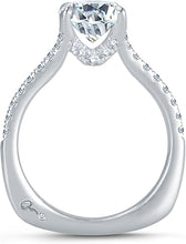 A.Jaffe Pave Diamond Engagement Ring