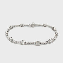 2.71ct 18k White Gold Diamond Bracelet