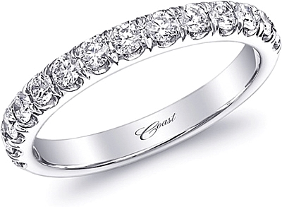 Coast Diamond Pave Diamond Wedding Band