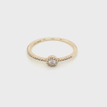 14k Yellow Gold Diamond Ring