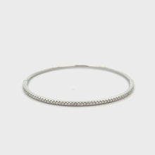 .50ct 18k White Gold Diamond Bangle