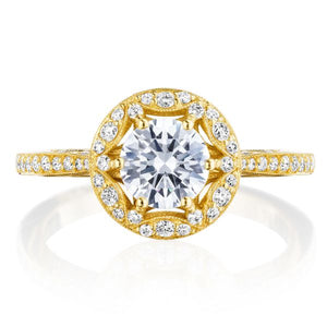 Tacori Pave Diamond Engagement Ring