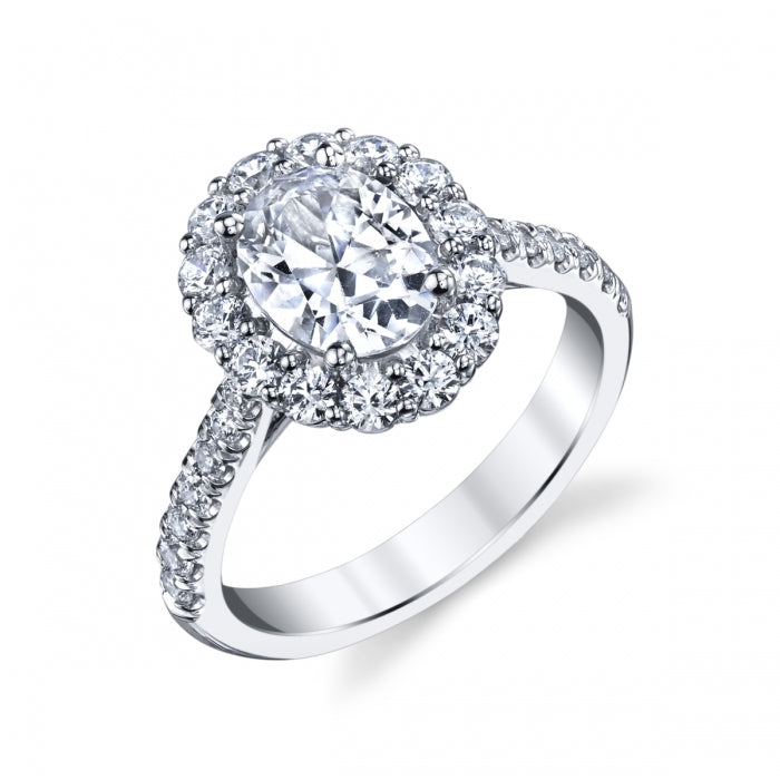 Coast Halo Diamond Engagement Ring