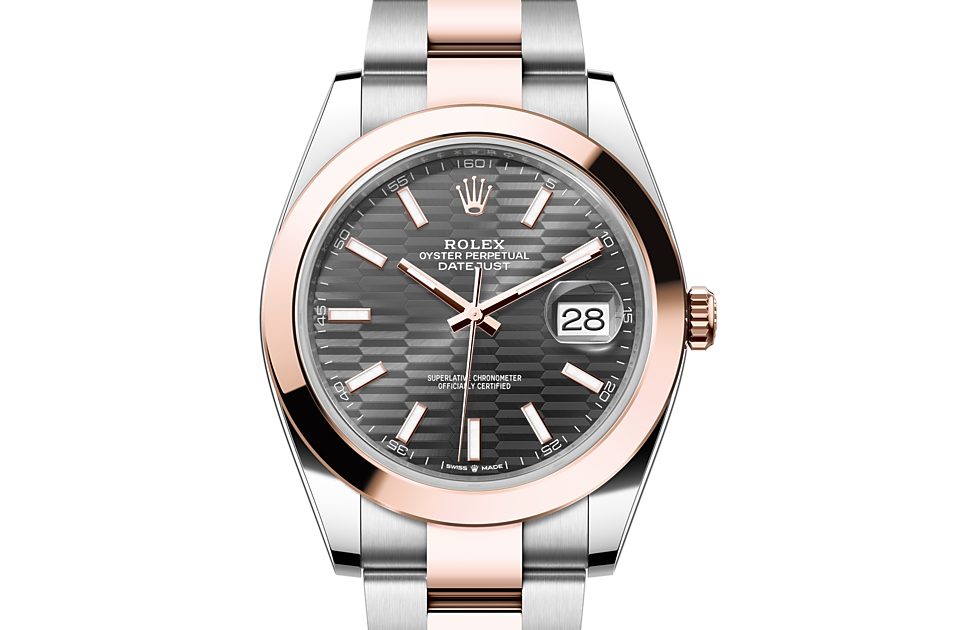 Rolex oyster perpetual clearance datejust 41 rose gold