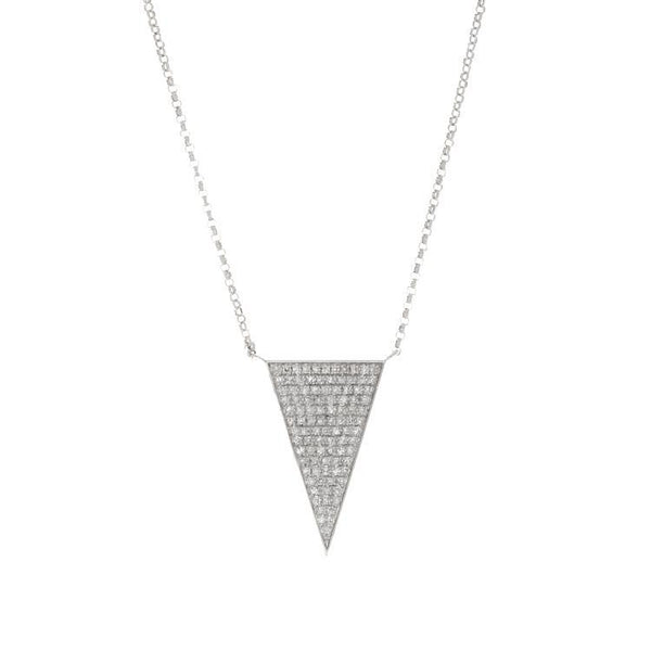 GARNI K18 Triangle Dia Necklace-