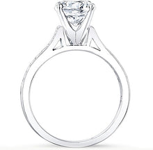 Pave Set Diamond Engagement Ring