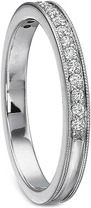 Precision Set Beadset Diamond Wedding Band