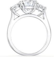 Round Brilliant Cut 3-Stone Diamond Engagement Ring