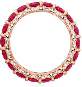 Tacori Royal-T Ruby Eternity Band