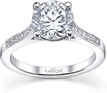 Vatche  Channel Set Diamond Engagement Ring