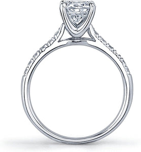 Vatche Pave Diamond Engagement Ring