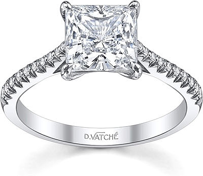 Vatche Pave Diamond Engagement Ring