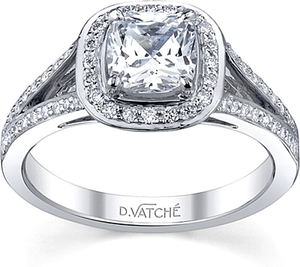 Vatche Split Shank Diamond Engagement Ring