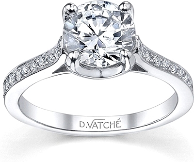 Vatche U-Prong Setting Diamond Engagement Ring