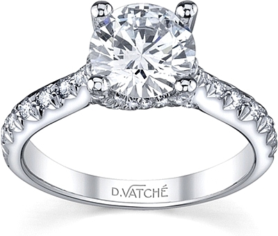 Vatche X-Prong Diamond Engagement Ring