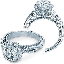 Verragio Halo Twist Engagement Ring