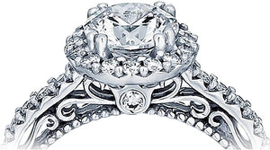 Verragio Pave Halo Diamond Engagement Ring