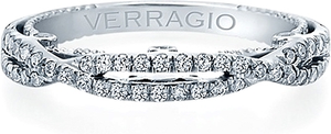 Verragio Pave Twist Diamond Wedding Band