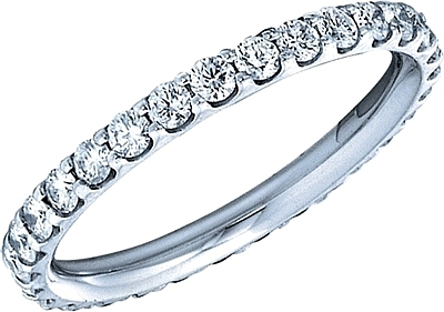 Verragio Shared Prong Diamond Wedding Band