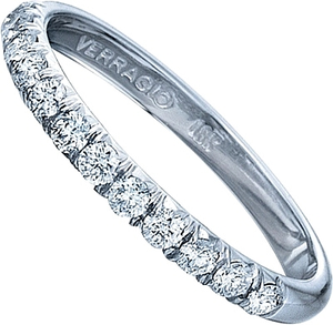 Verragio Shared Prong Diamond Wedding Band