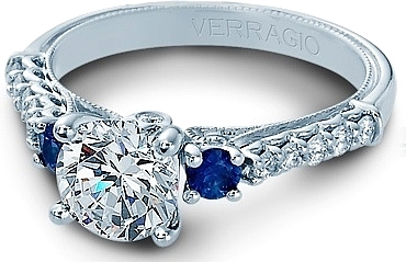 Verragio sapphire shop engagement rings