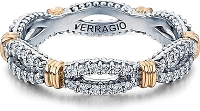 Verragio Twist Diamond Wedding Band