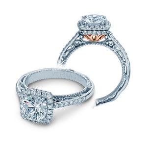 Verragio Halo Pave Diamond Engagement Ring